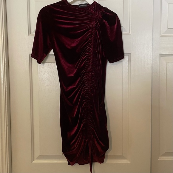 Velvet Bodycon Dress - Picture 2 of 3